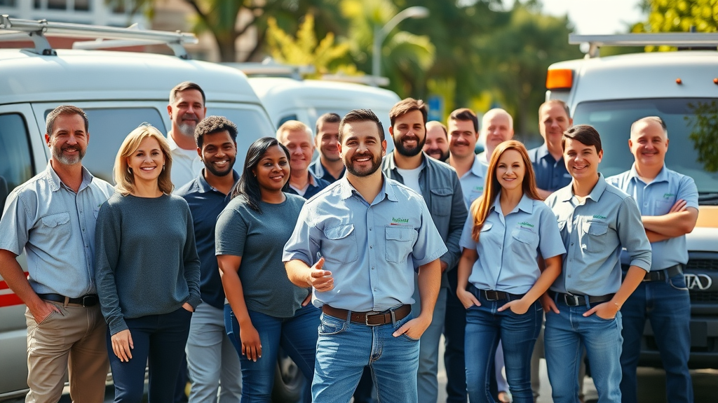 water damage restoration experts in Columbia South Carolina service vans restoration services