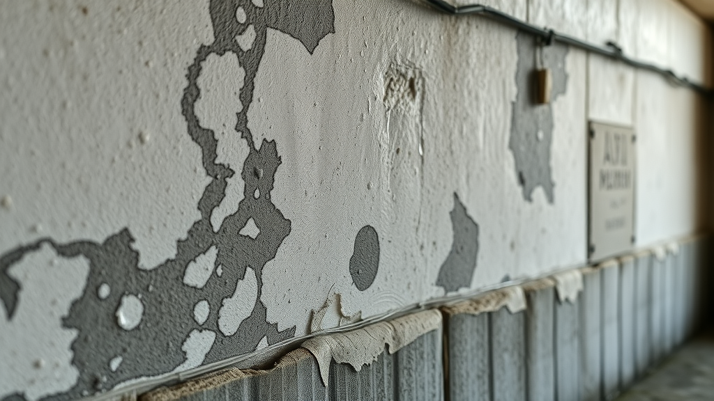 damp basement wall with visible efflorescence south carolina basement water damage columbia sc
