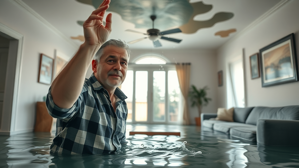 water damage cleanup Columbia SC interior flooded house quick restoration